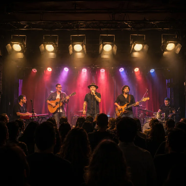 COB Indoor 400W c/ Bandoor — Em palco
