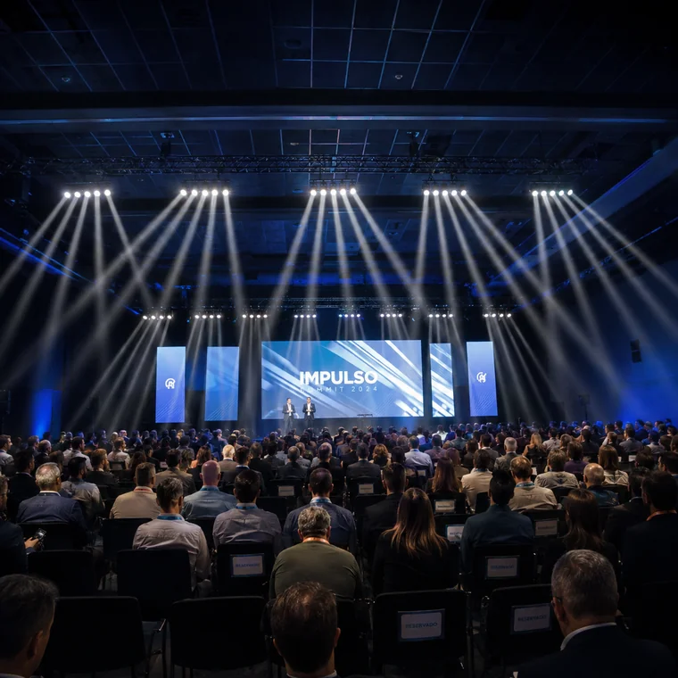 PIM BIM 6×30W — Em evento corporativo